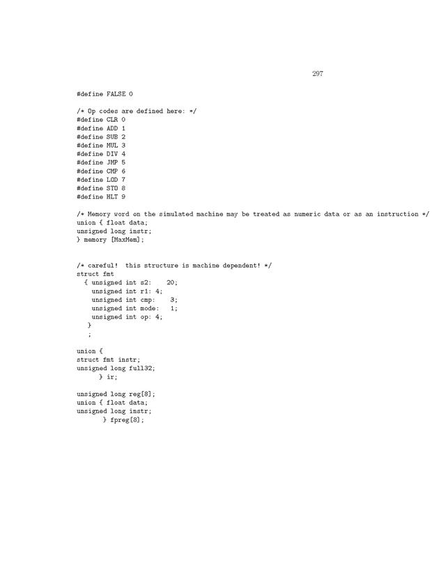 Compiler Design: Theory, Tools, and Examples - Page 297